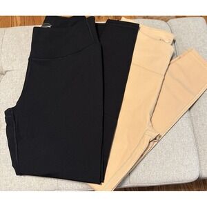 NEW Zonoss Women's 2 Pack Fleece Lined Winter‎ Workout Yoga Pants Size M